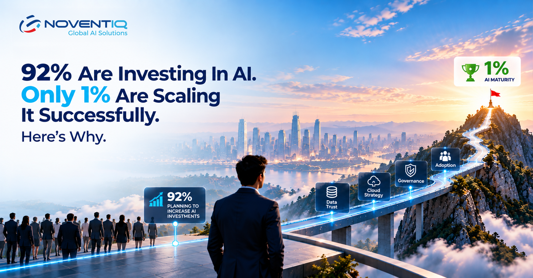 92% Are Investing in AI. Only 1% Are Scaling It Successfully. Here’s Why.